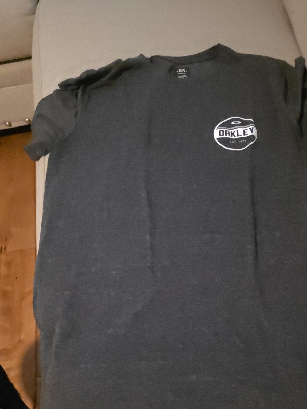 Oakley Black Short-Sleeve Logo Tee